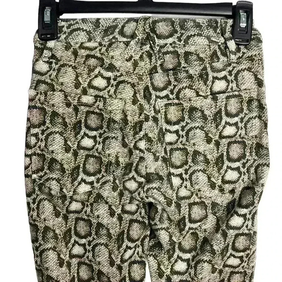 Good American Good Legs Grey Leopard Animal Print Skinny Jeans Size 00/24 - Picture 7 of 9